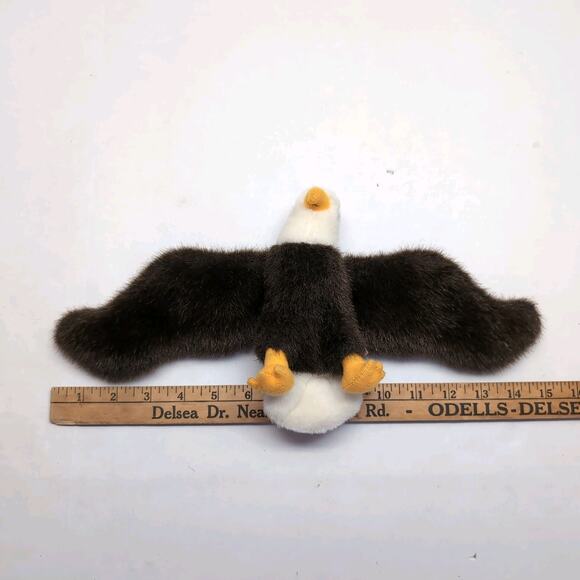 K & M International Bald Eagle Plush Stuffed Animal Toy 1994 - Picture 8 of 9